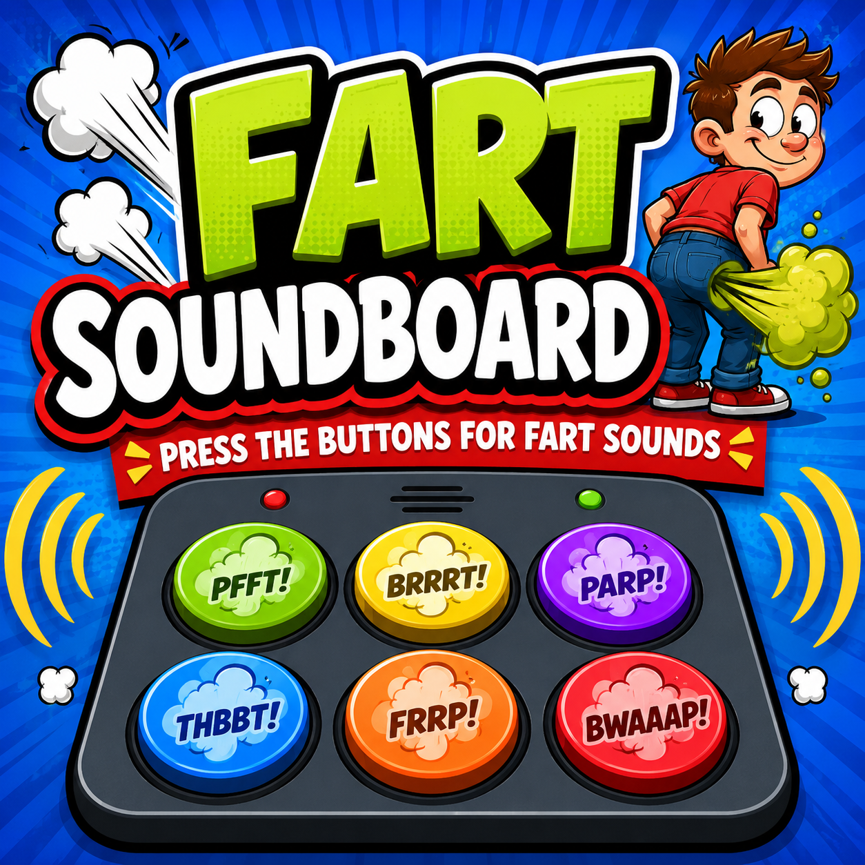 Fart Soundboard - Press the Buttons for Fart Sounds