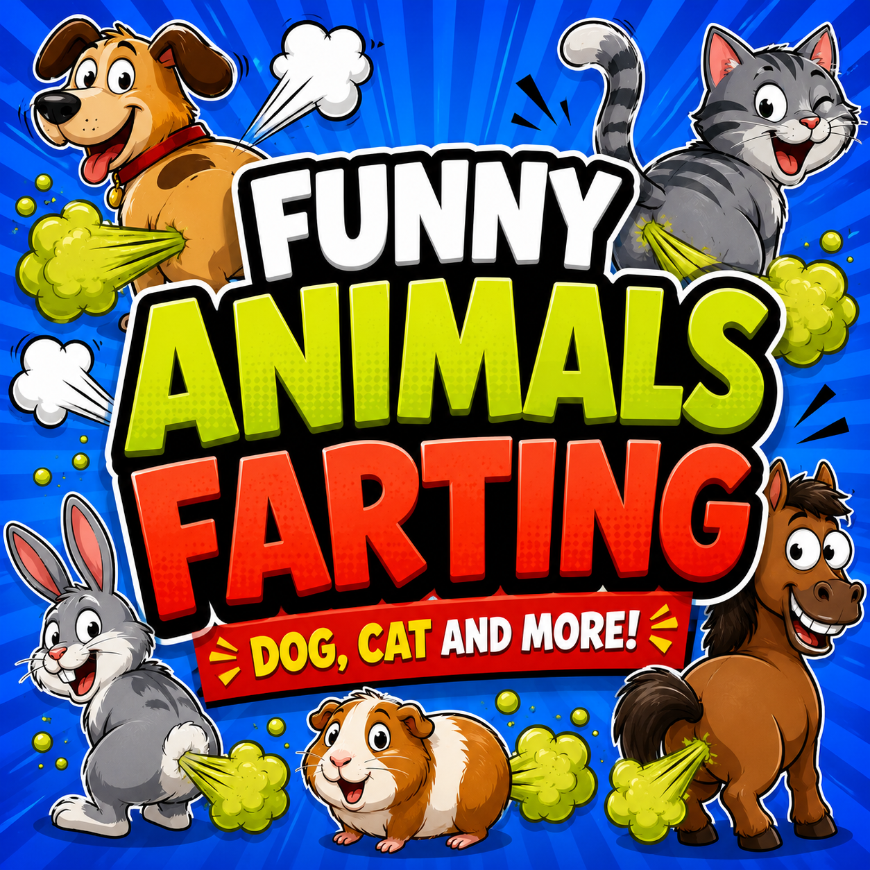 Funny Animals Farting (Dog, Cat and more!)